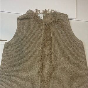 Darren Criss Brown‎ Sleeveless Cardigan